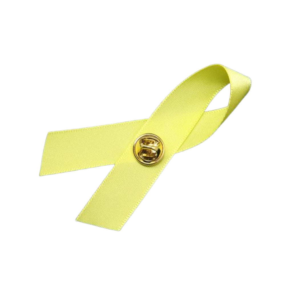 Satin Yellow Ribbon Pins
