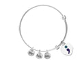 Semicolon Suicide Prevention Charm Retractable Bracelets