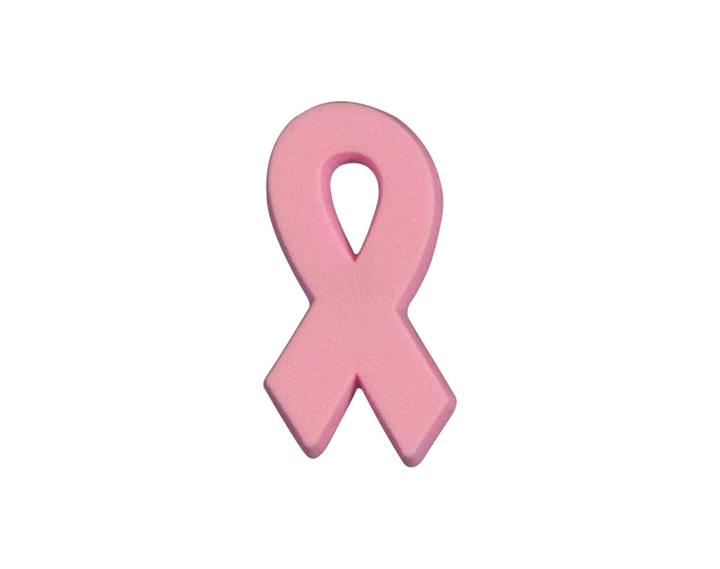 Silicone Pink Ribbon Pins