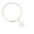 Silver Puzzle Piece Autism Awareness Split Style Key Chains