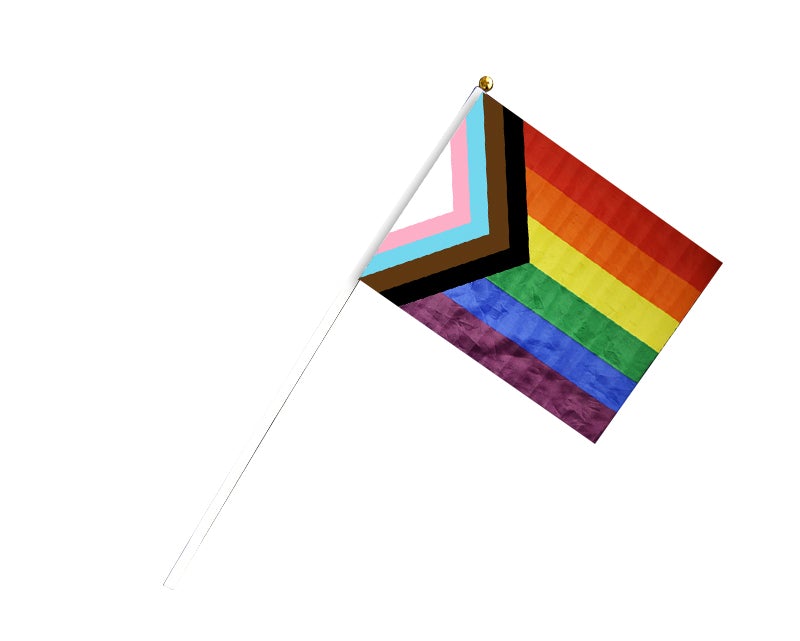 10 Pack Small Daniel Quasar Flags on a Stick