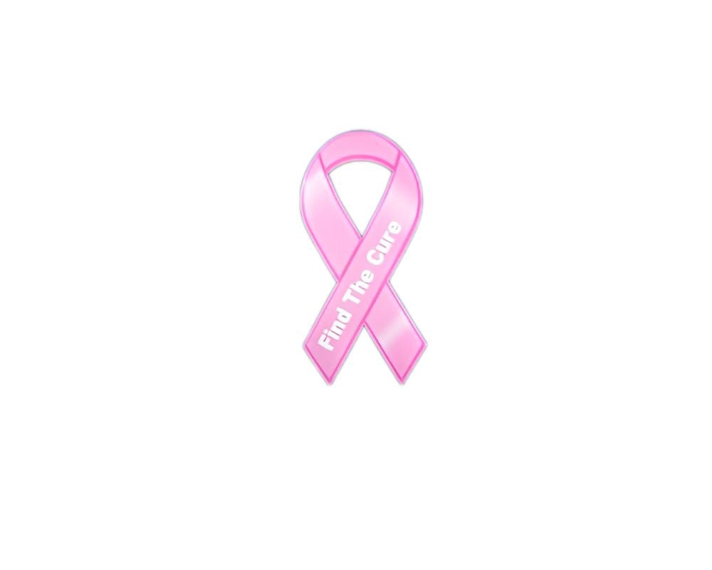 Small Pink Ribbon Cure Magnets