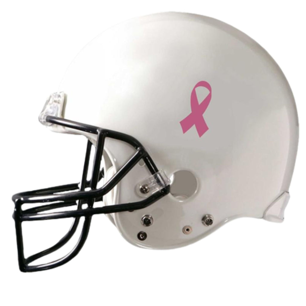 25 Pack Small Pink Ribbon Shaped Helmet Decals