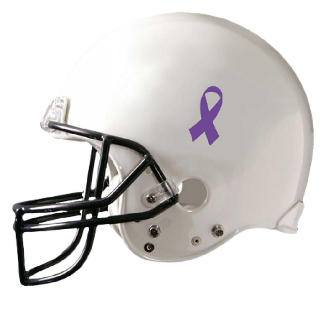 25 Pack Small Purple Ribbon Awareness Decals