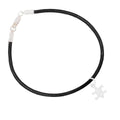 Small Puzzle Piece Autism Leather Cord Bracelets