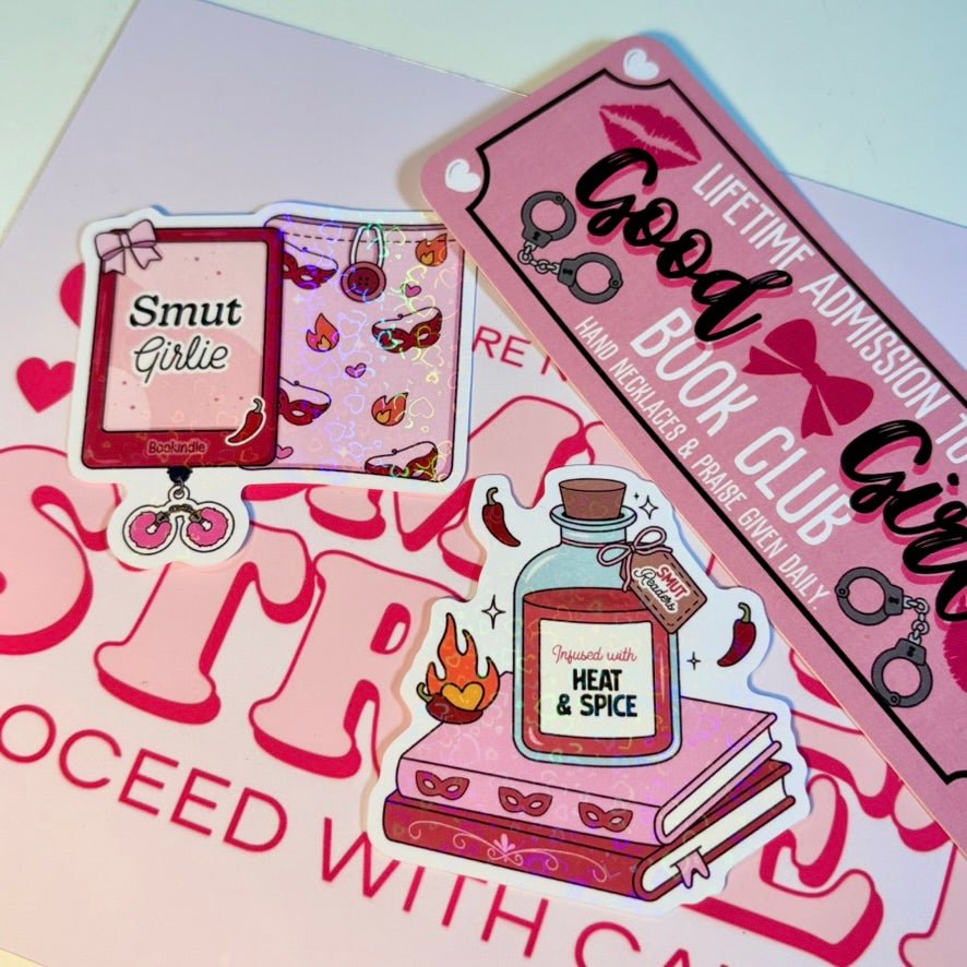 Smut Girlie Stickers and Bookmark Bundle