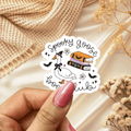 Spooky Goose Book Club Sticker