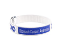 Stomach Cancer Periwinkle Ribbon Bangle Bracelets