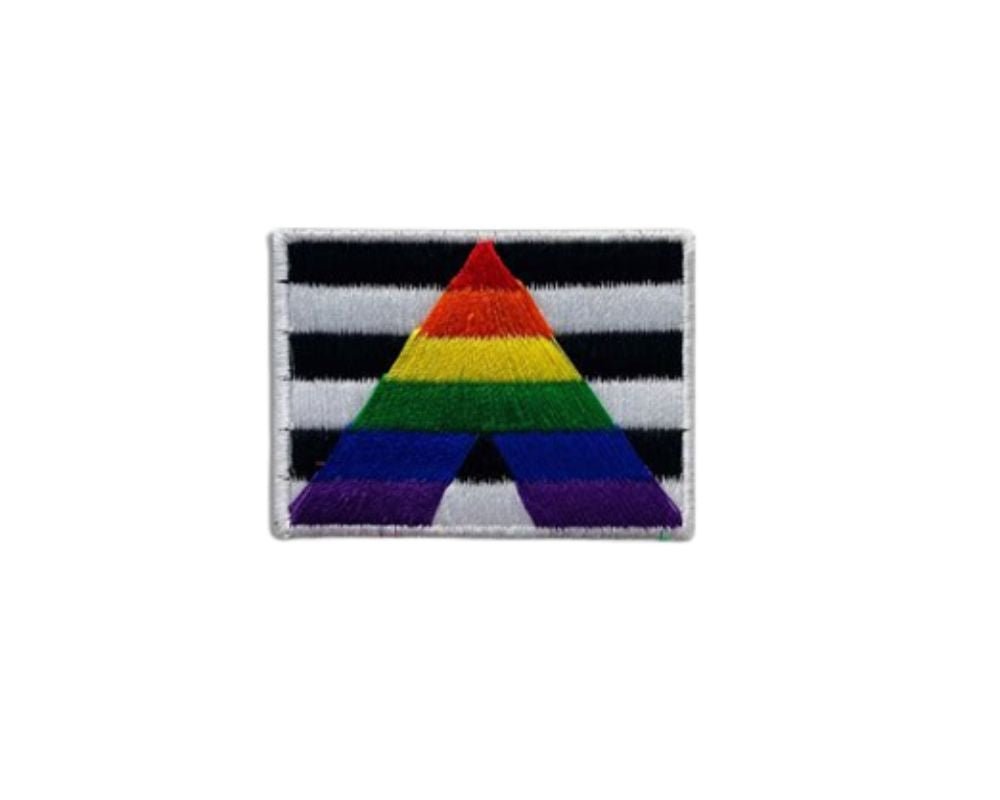 Straight Ally Flag Sew-On/Iron-On Patches