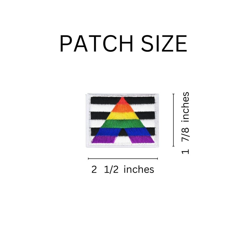 Straight Ally Flag Sew-On/Iron-On Patches