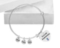 Suicide Awareness Heart Charm Retractable Bracelets