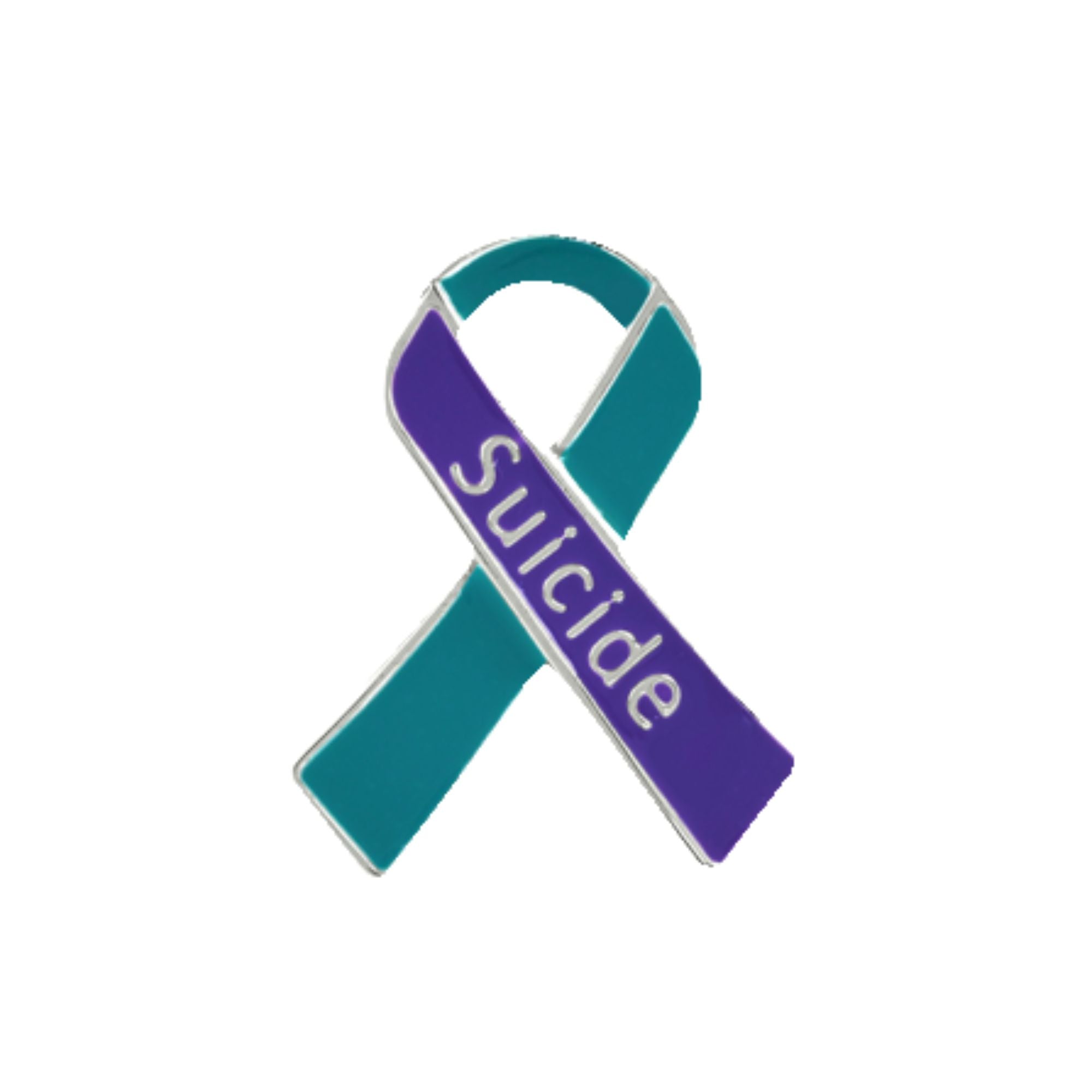 10 Pack of Suicide Awareness & Prevention Ribbon Pins