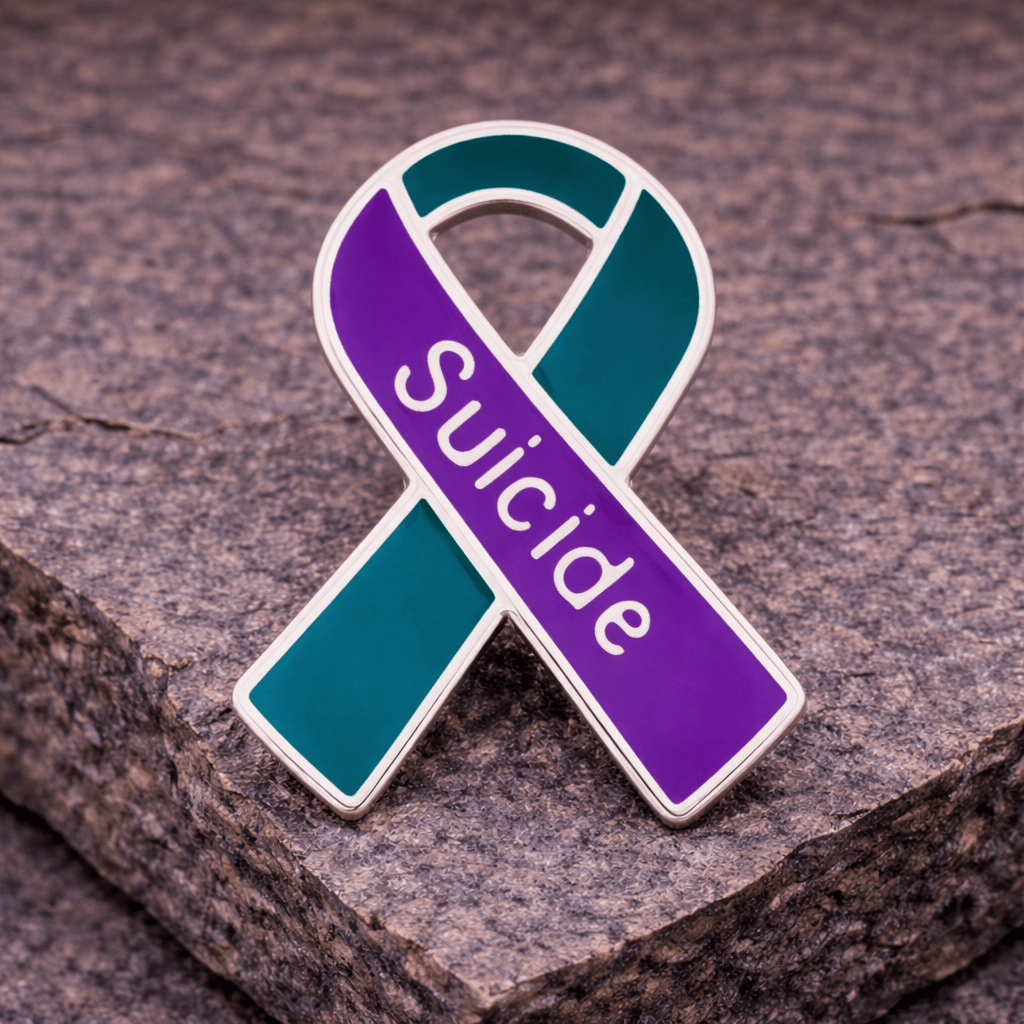 Suicide Awareness & Prevention Ribbon Pins