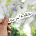 Sunrise on the Reaping Inspired Quote Sticker