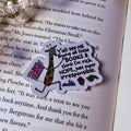 Super Irresponsible Giraffe Crushed Glitter Sticker