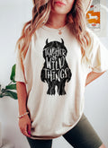 Teacher Of Wild Things Funny Teacher Comfort Colors Tshirt