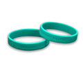 Teal Band Against Bullying Silicone Bracelets