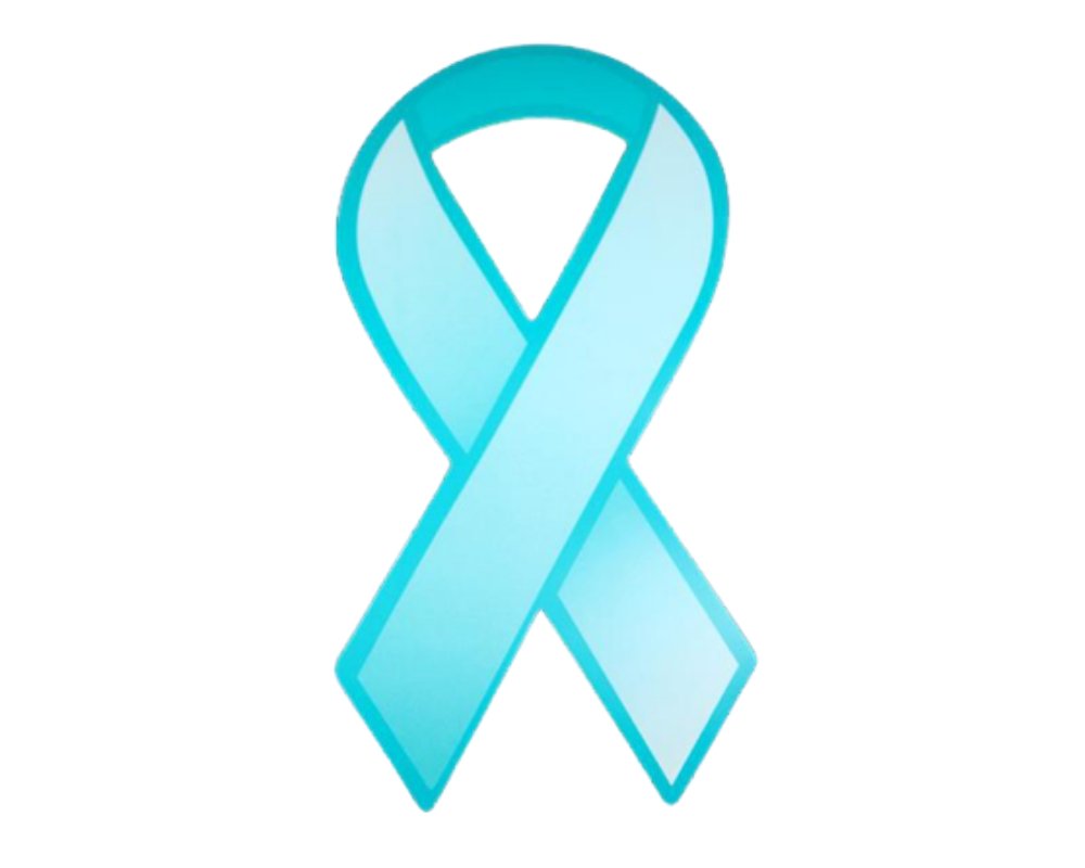 Teal Ribbon Paper Donation Ribbons (50/Pack)