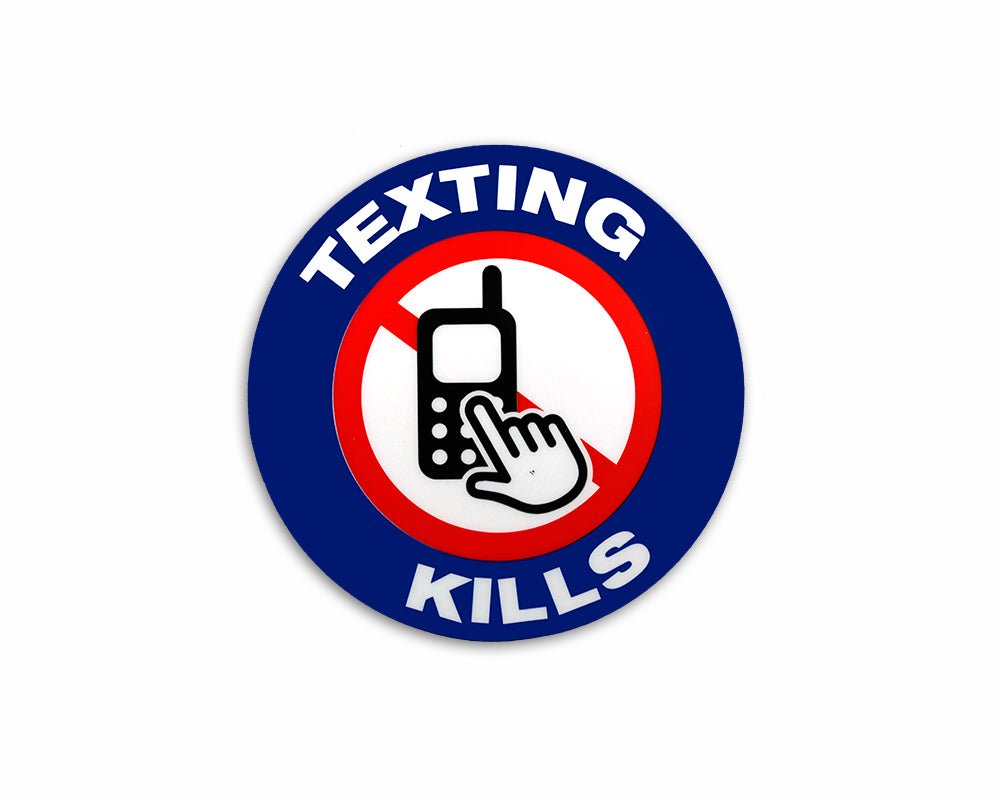 25 Pack Texting Kills Car Window Decals
