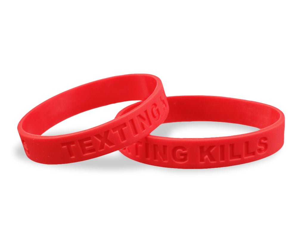 Texting Kills Silicone Bracelets