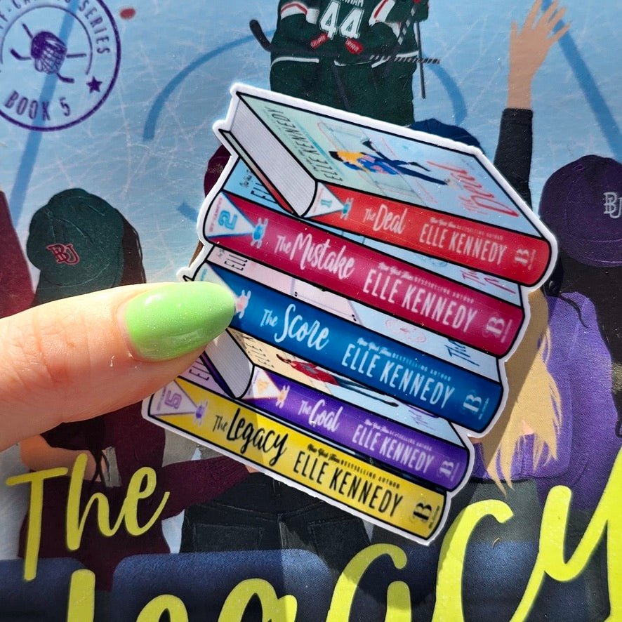 The Off-Campus Series The Deal Bookstack Sticker