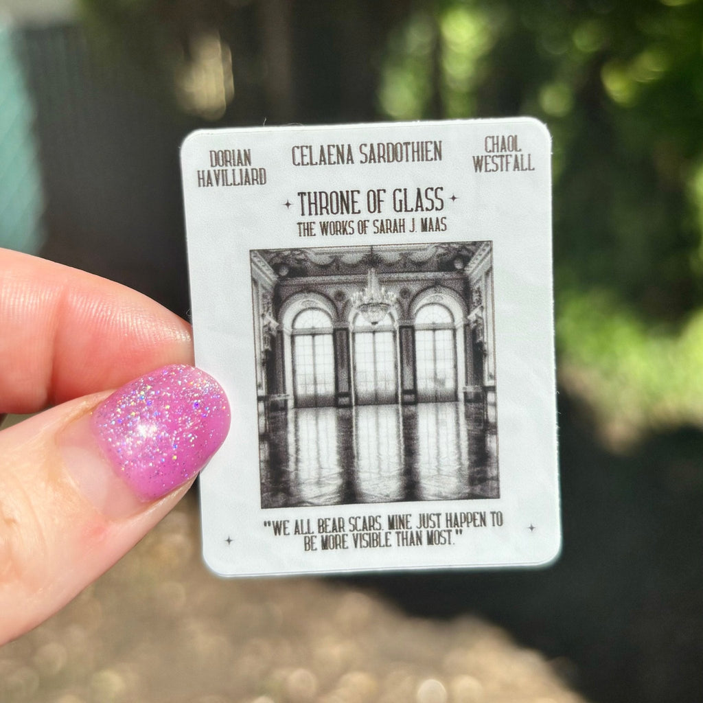 Throne of Glass Film Poster Sticker