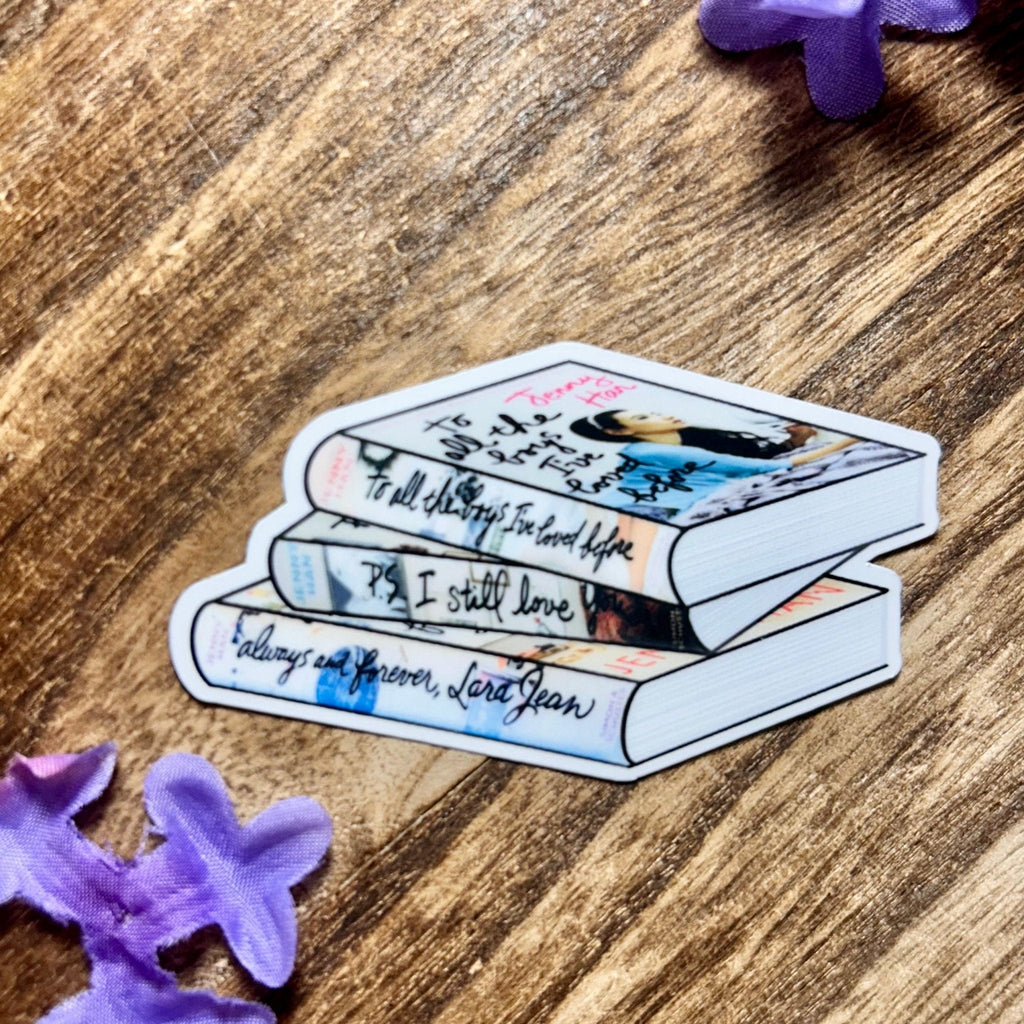 To the Boys I’ve Loved Before Book Stack Sticker