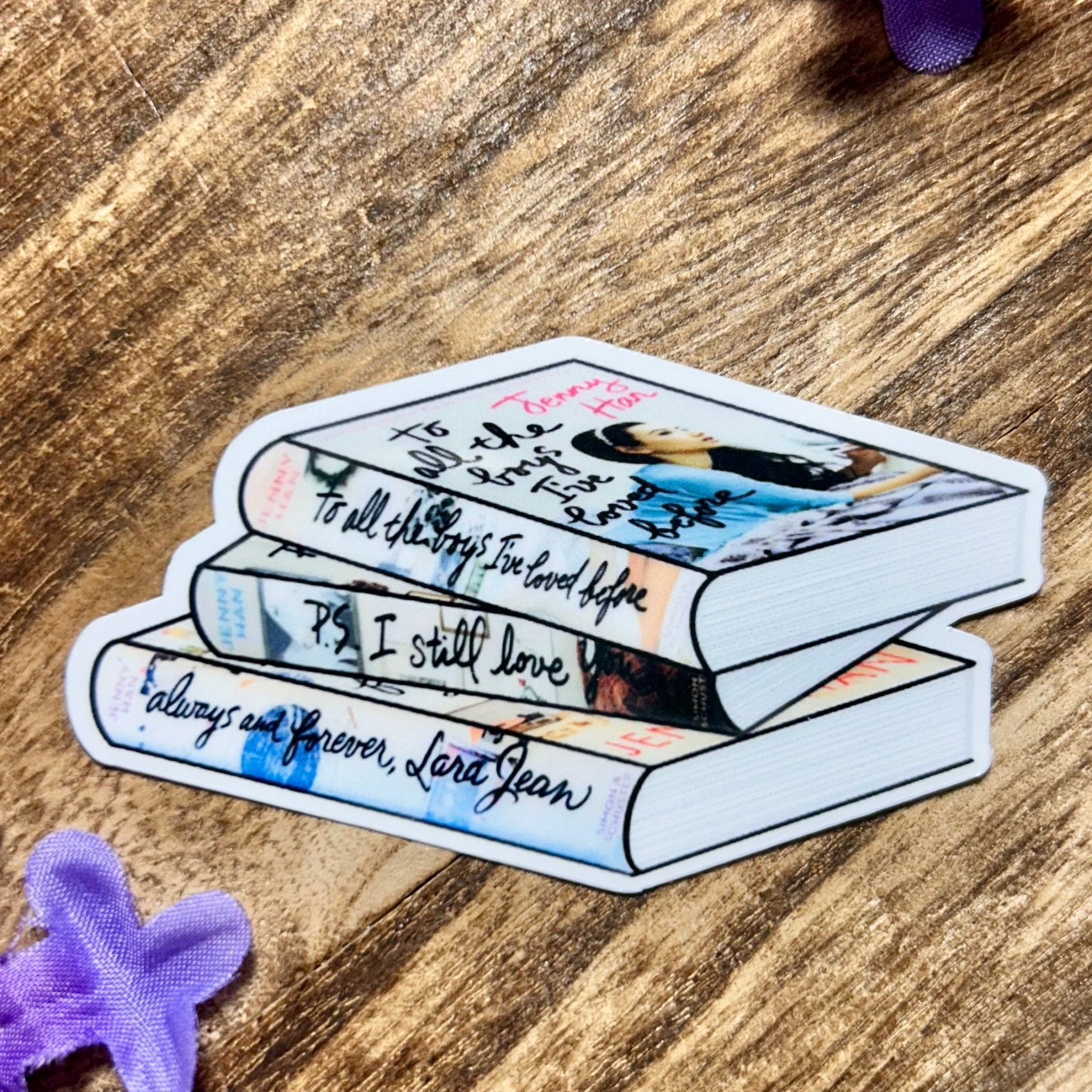 To the Boys I’ve Loved Before Book Stack Sticker