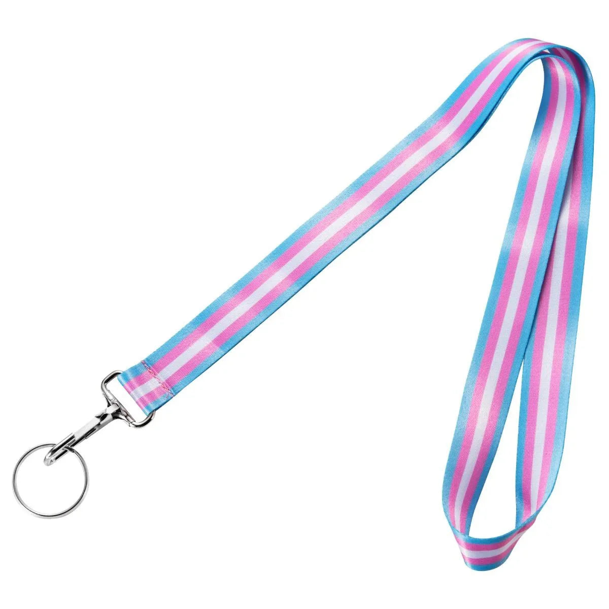 10 Pack Transgender Flag Lanyards