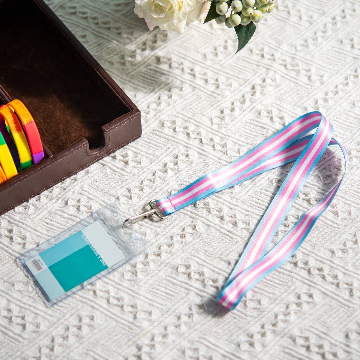 Transgender Flag Lanyards