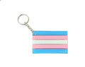 Transgender Pride Flag Keychains