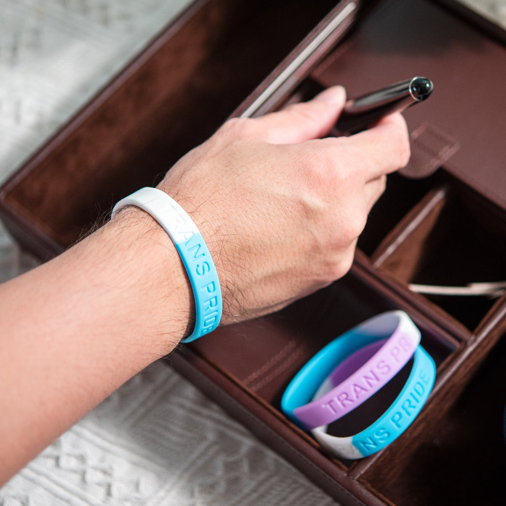 Transgender PRIDE Silicone Bracelets