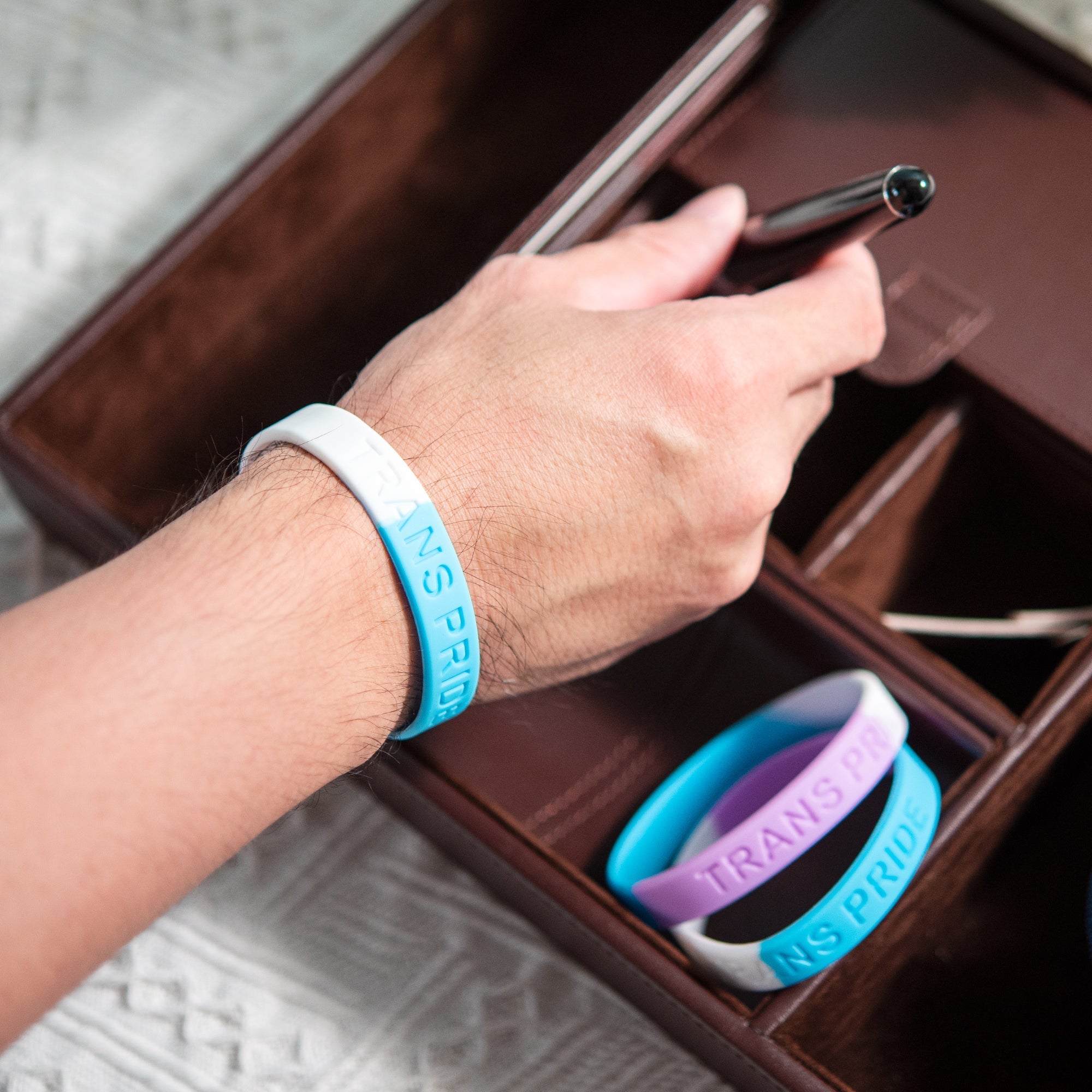 Transgender PRIDE Silicone Bracelets