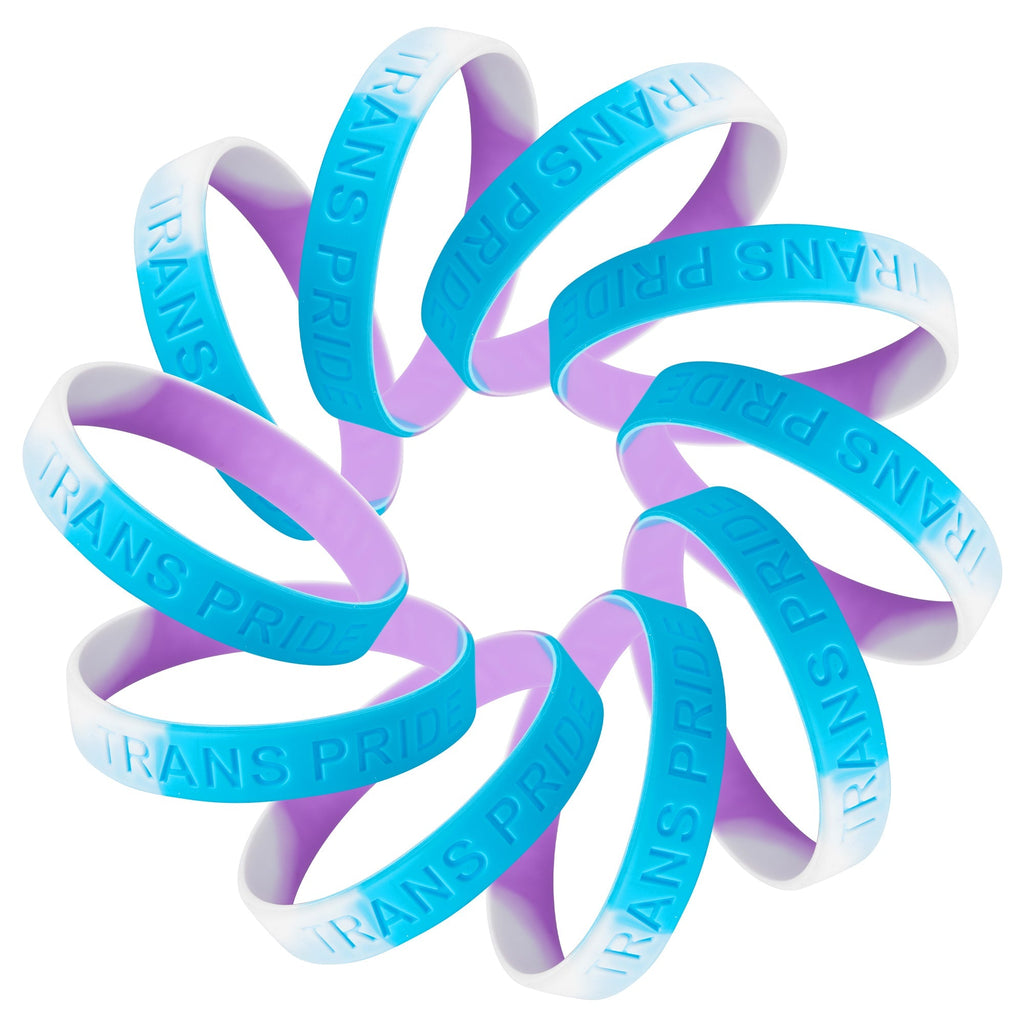 Transgender PRIDE Silicone Bracelets