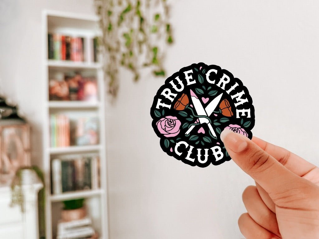 True Crime Club Sticker