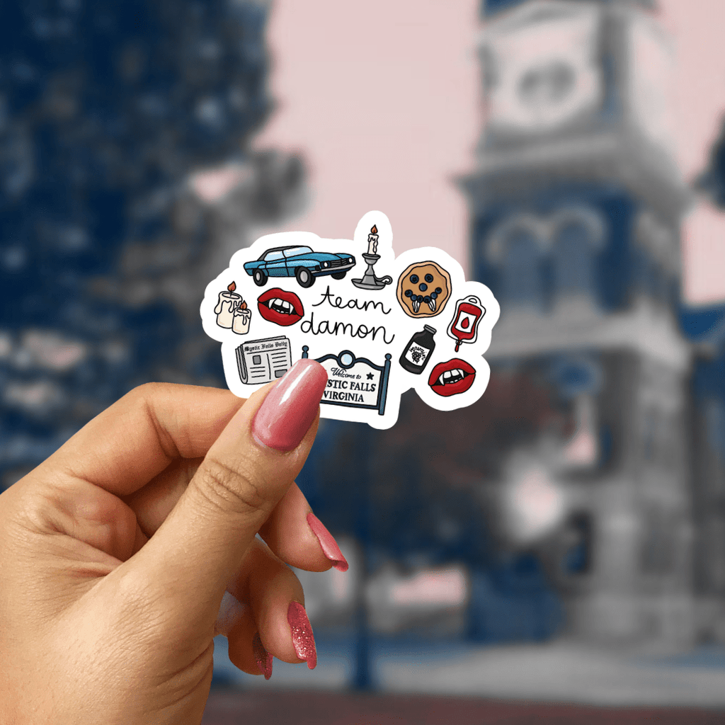 TVD Team Sticker - Choose You Favorite - or Both (We Won't Judge) Sticker
