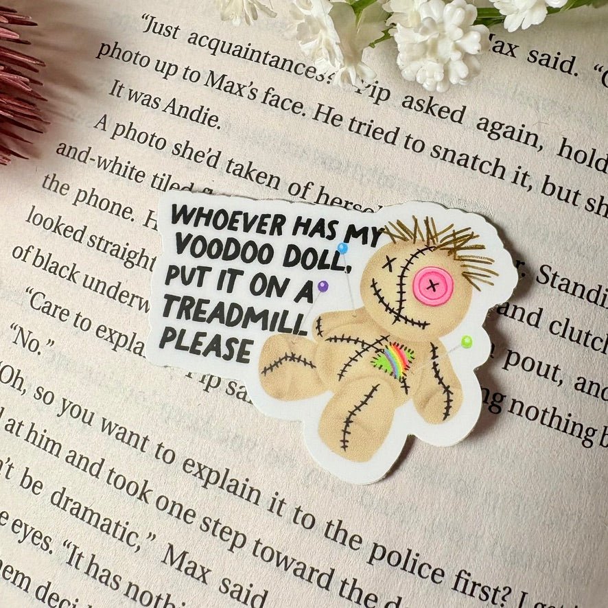 Voodoo Doll 2 inch Matte Sticker