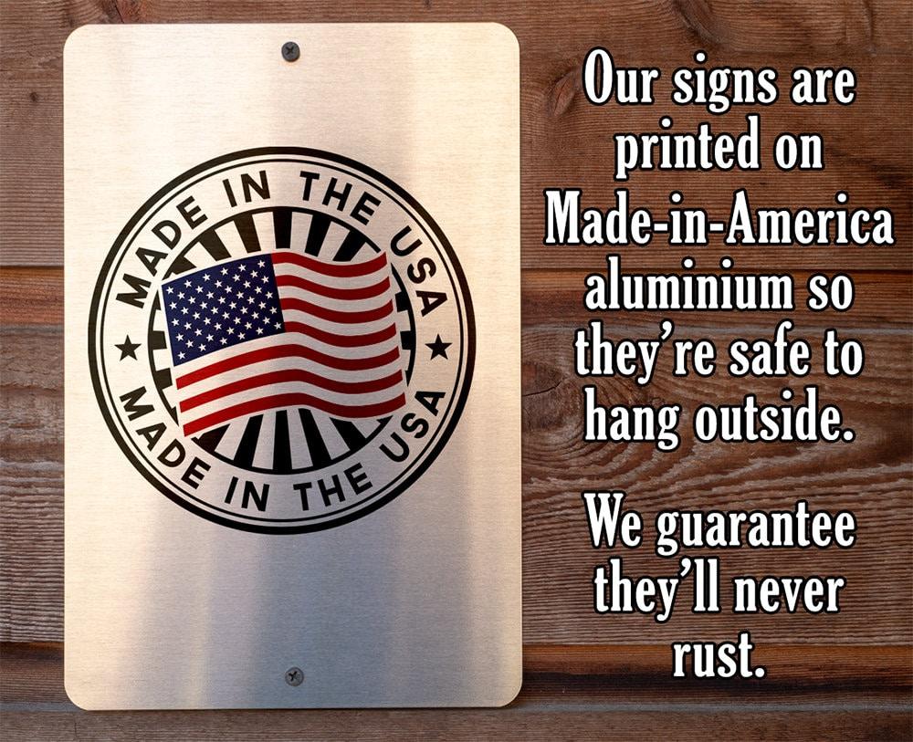 We Don't Hide Crazy - Metal Sign