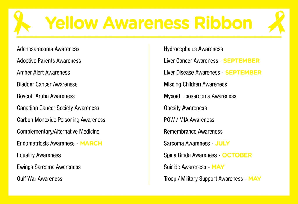Yellow Silicone Bracelets