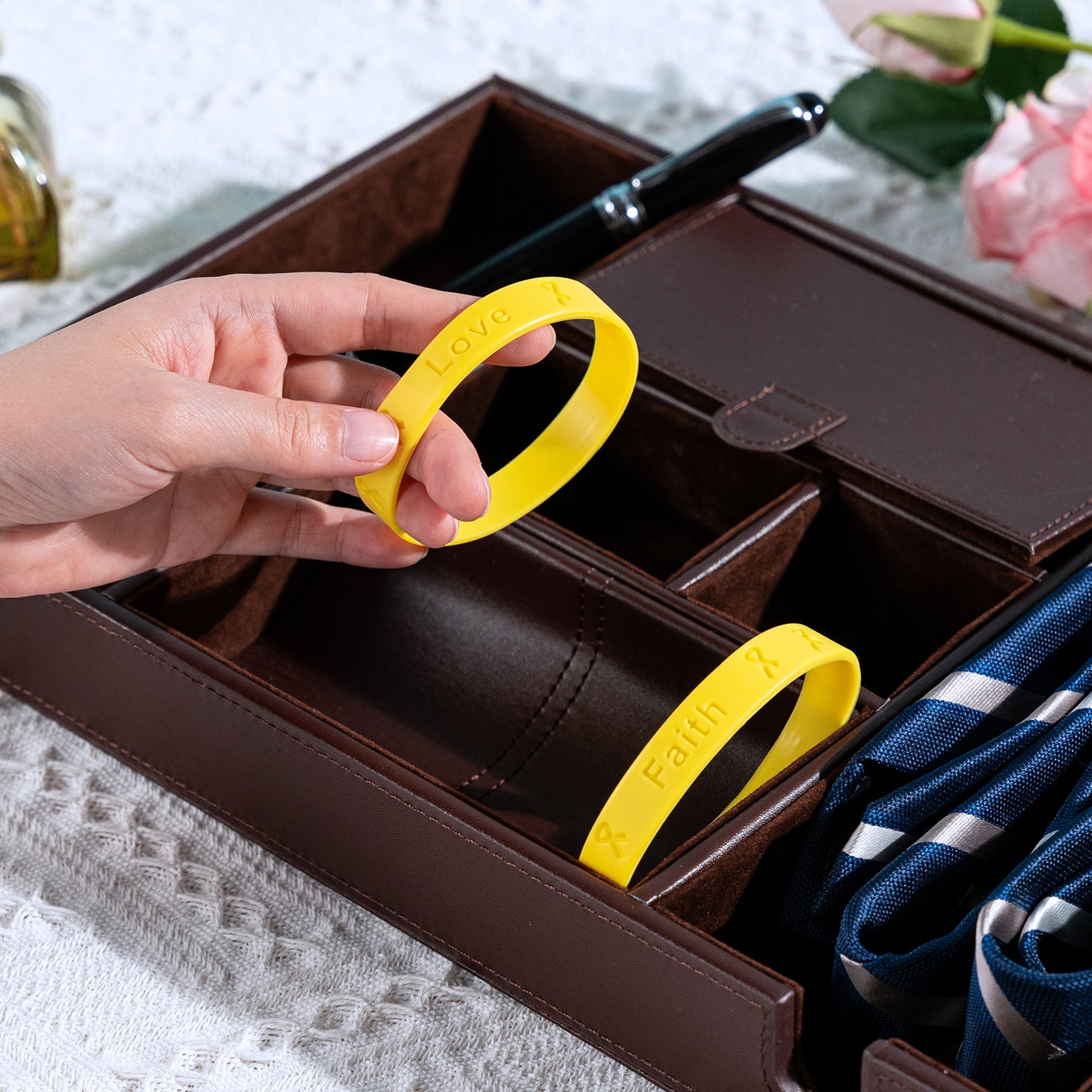 Yellow Silicone Bracelets